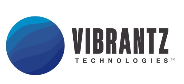 Vibrantz Technologies Logo with a Blue Circle.