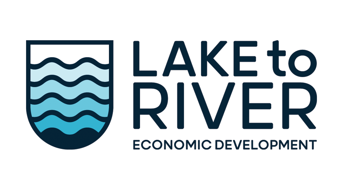 Logo for Lake to River Economic Development, a regional coalition driving business growth, workforce development, and community investment across Northeast Ohio from Lake Erie to the Ohio River
