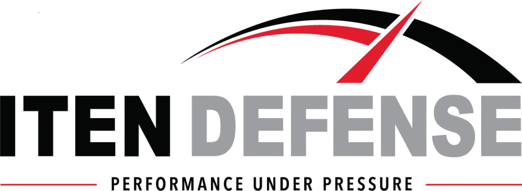 ITEN Defense logo in black and gray